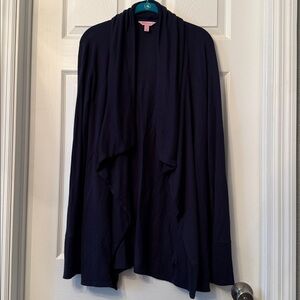 Lilly Pulitzer Elyssa Wrap Open Drape Cardigan Medium